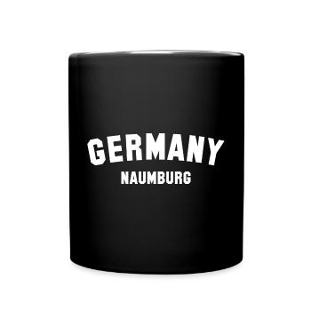 NAUMBURG Germany - Tasse einfarbig - Schwarz - Vorne