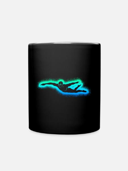Natation Natation Garçons Nageurs - Mug uni - noir