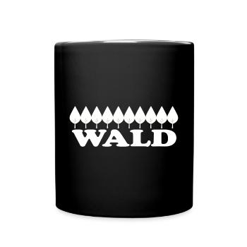 WALD - Tasse einfarbig - Schwarz - Vorne