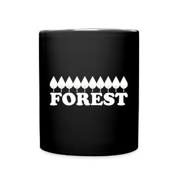 FOREST - Tasse einfarbig - Schwarz - Vorne