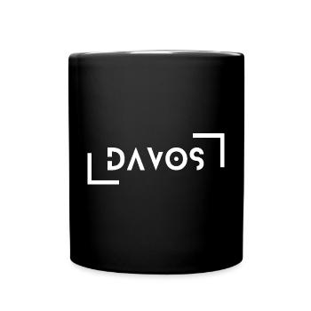 Davos - Mug uni - noir - Devant