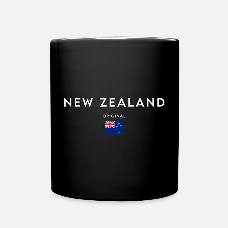 Flagge von Neuseeland - Tasse einfarbig - Schwarz
