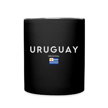 Flag of Uruguay, Uruguayan pride - Full Colour Mug - black - Front