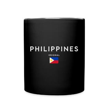 Philippine flag, Philippine pride - Full Colour Mug - black - Front