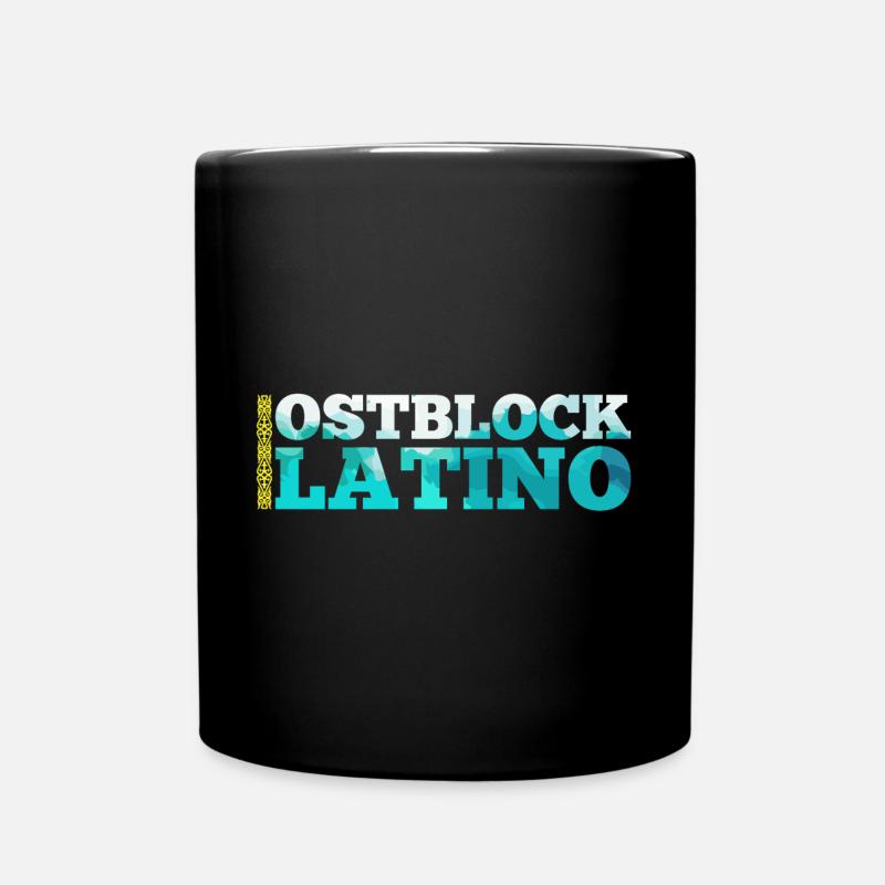 Ostblock Latino Kasache Kasachstan Geschenk - Tasse einfarbig - Schwarz