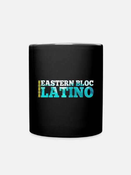 Ostblock Latino Kasache Kasachstan Geschenk - Tasse einfarbig - Schwarz
