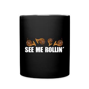 Cor français - See Me Rollin' Music Horn Player - Mug uni - noir - Devant