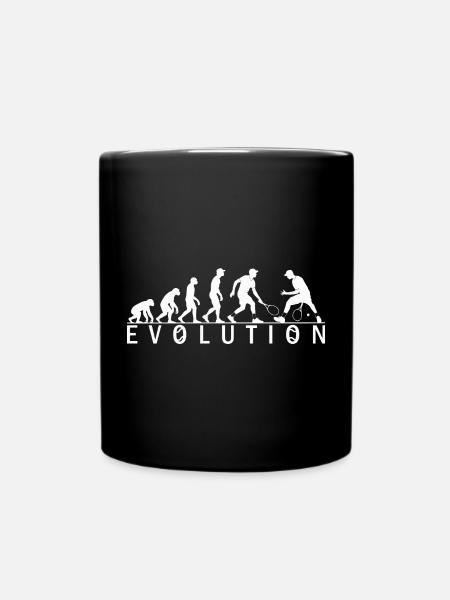 Tennis evolution tweener shirt - Full Colour Mug - black