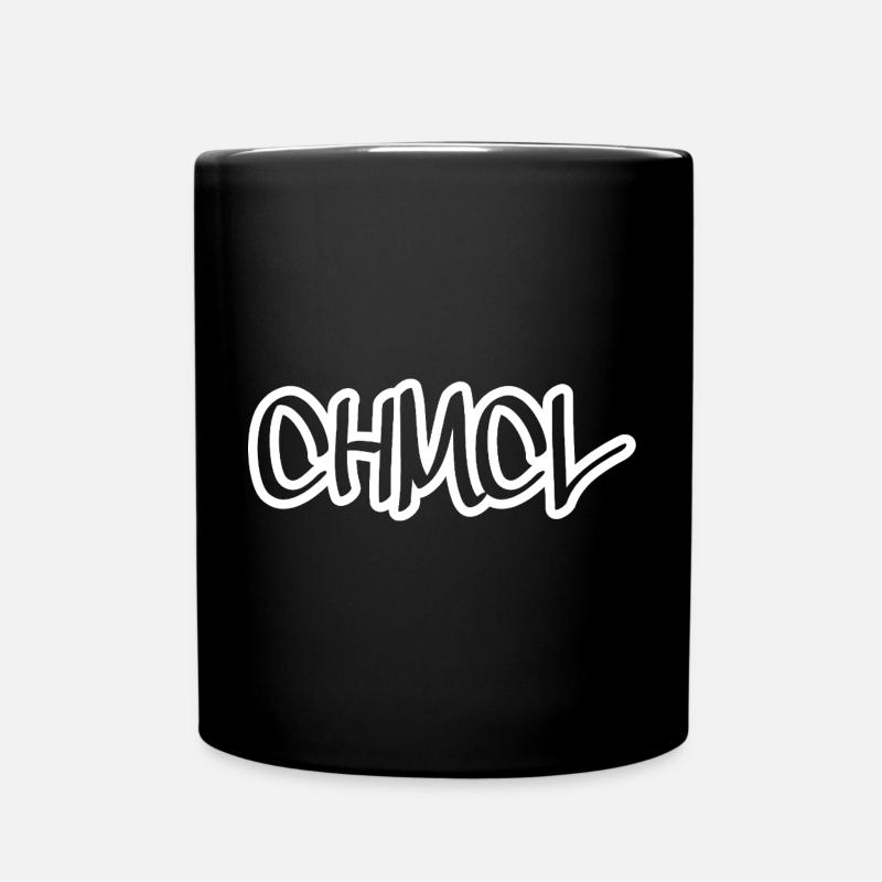 Abstraktes Farbenspiel Design - Tasse einfarbig - Schwarz