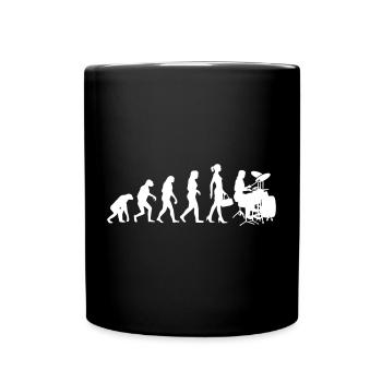 Evolution Schlagzeugerin Percussion Drummer Lady - Mug uni - noir - Devant