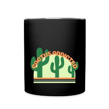 Cactus saying - Full Colour Mug - black - Front