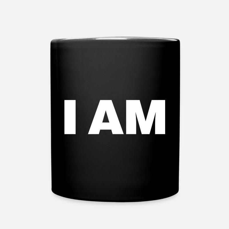I am - Full Colour Mug - black