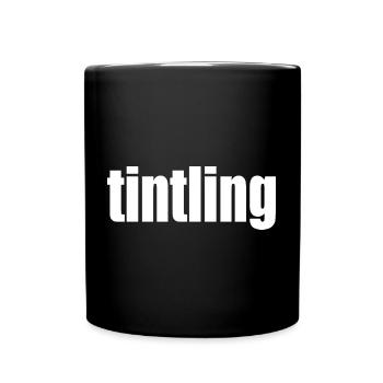 Tattoo gift, tattoo tintling lettering - Full Colour Mug - black - Front