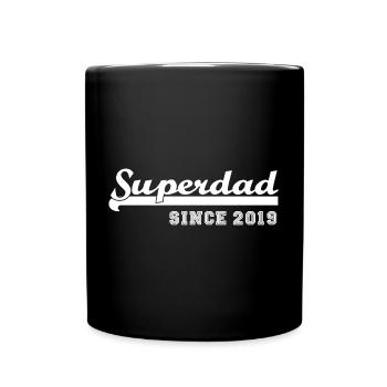 Superdad depuis 2019 - Mug uni - noir - Devant