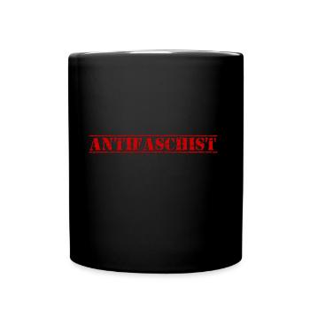 ANTIFASCHIST - Tasse einfarbig - Schwarz - Vorne