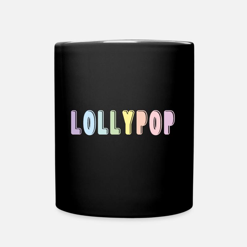 Lollypop - Mug uni - noir
