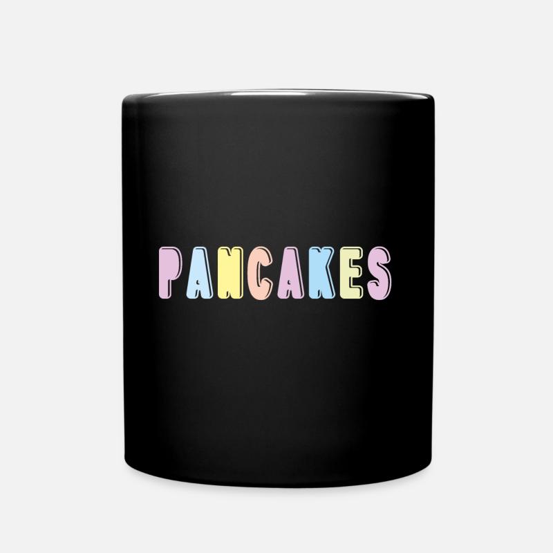 Pancakes - Mug uni - noir