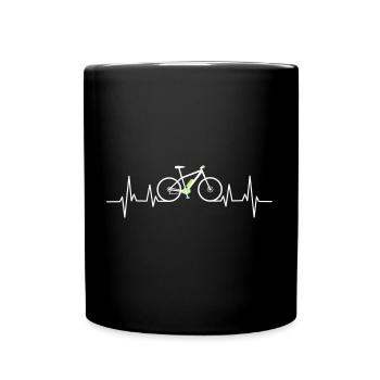 Ebike e-bike pedelec gift bicycle eMTB - Full Colour Mug - black - Front