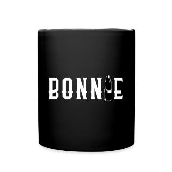 Bonnie & Clyde Partnerlook - Tasse einfarbig - Schwarz - Vorne