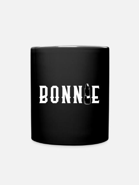 Bonnie & Clyde Partnerlook - Tasse einfarbig - Schwarz
