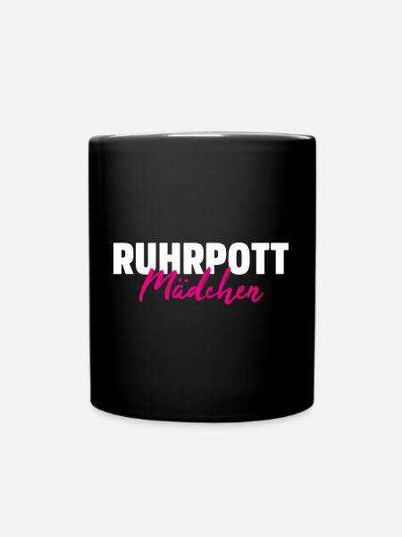 RUHRPOTT FILLE - Mug uni - noir