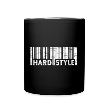 Hardstyle - Musique - Fastival -Rave -Edm - Techno - Mug uni - noir - Devant