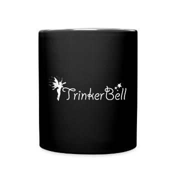 Trinkerbell Fairy Fee Lustiger Alkohol Spruch - Tasse einfarbig - Schwarz - Vorne