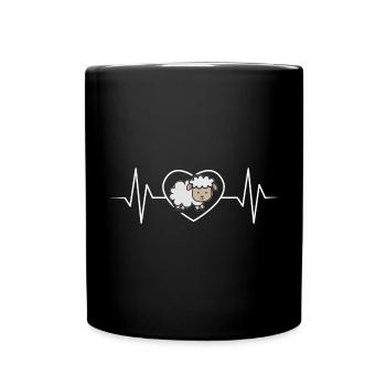 sheep - Full Colour Mug - black - Front