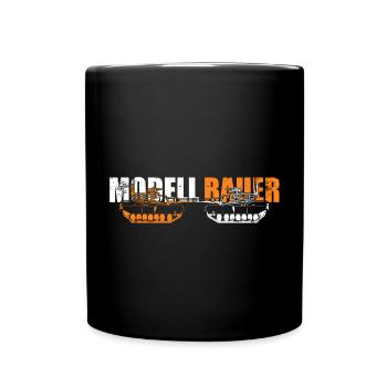 Modellbauer - Tasse einfarbig - Schwarz - Vorne