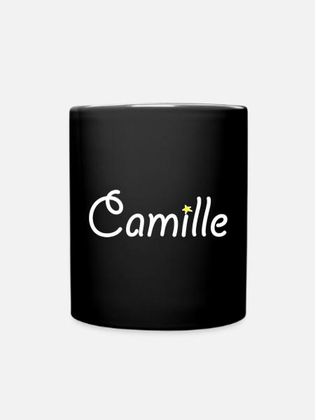 Camille - Mug uni - noir