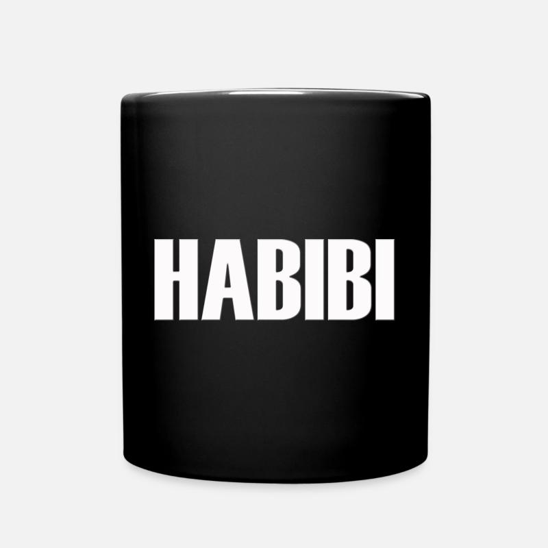 habibi liebling schatz freundin beste besti liebe - Tasse einfarbig - Schwarz