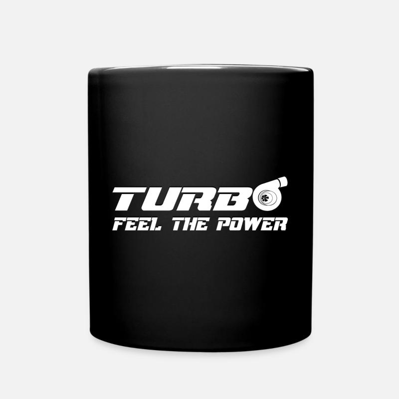 Turbo - Tasse einfarbig - Schwarz