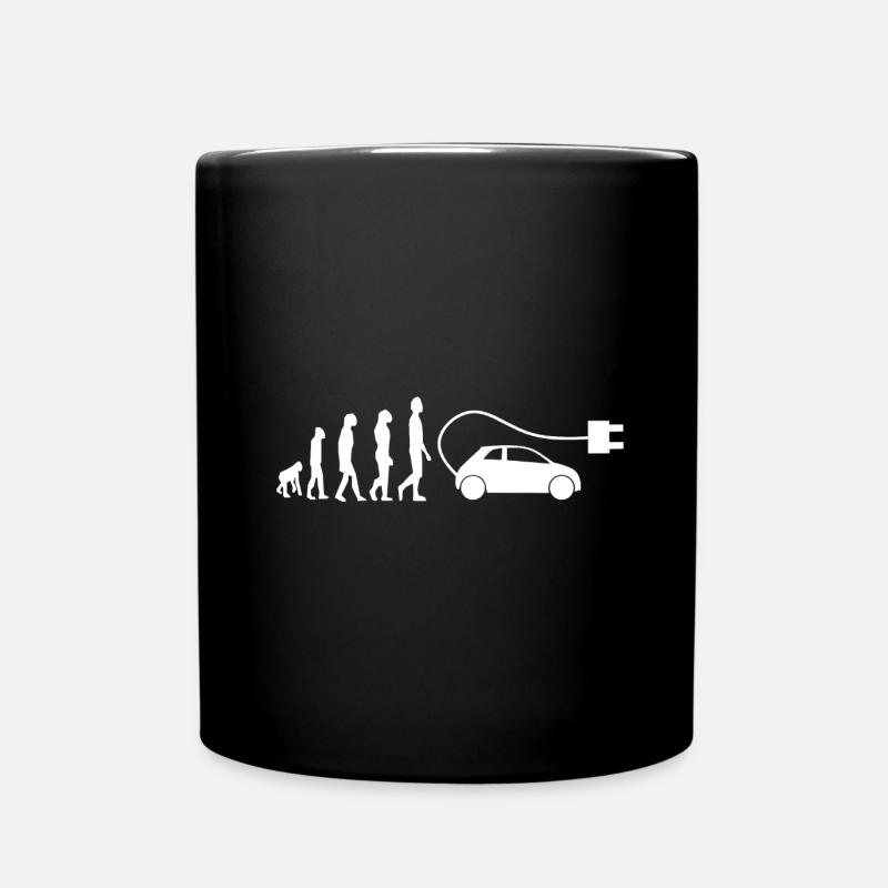 Évolution de la voiture électrique - Mug uni - noir