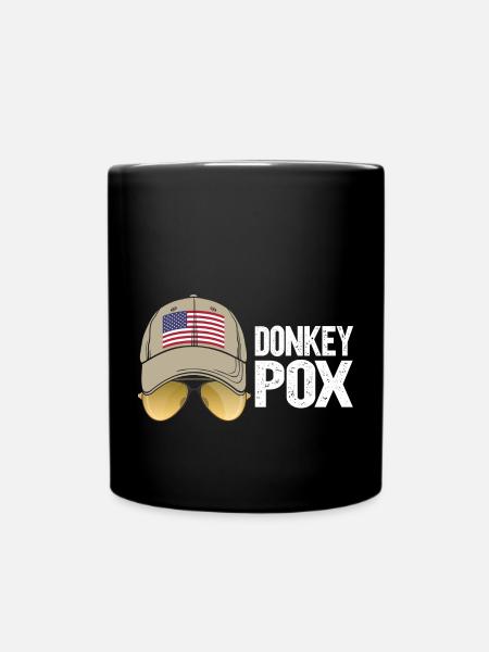 Donkey Pox - Full Colour Mug - black