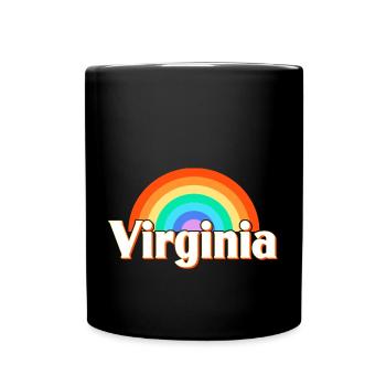 Virginia - Full Colour Mug - black - Front