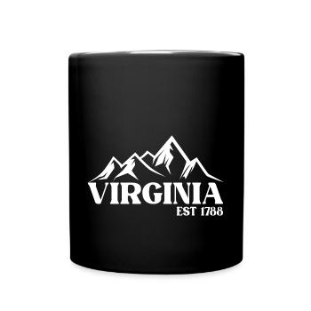 Virginia - Full Colour Mug - black - Front