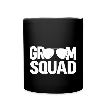 Escouade de mariés - Mug uni - noir - Devant