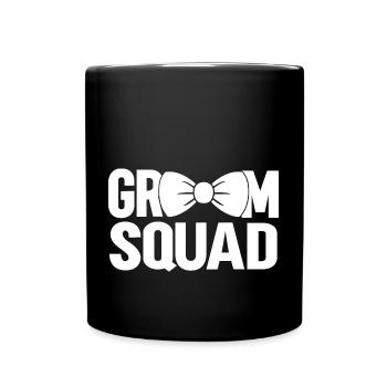 Groom Squad - Tasse einfarbig - Schwarz - Vorne