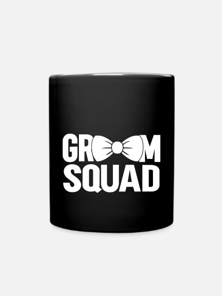Groom Squad - Tasse einfarbig - Schwarz