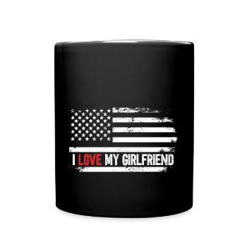 J’aime ma petite amie - Mug uni - noir - Devant