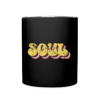 Soul Rétro - Mug uni - noir - Devant