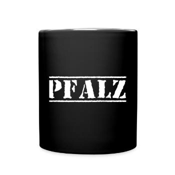 tolle Pfalz Sprüche, pfalz Unterstrichen - Tasse einfarbig - Schwarz - Vorne