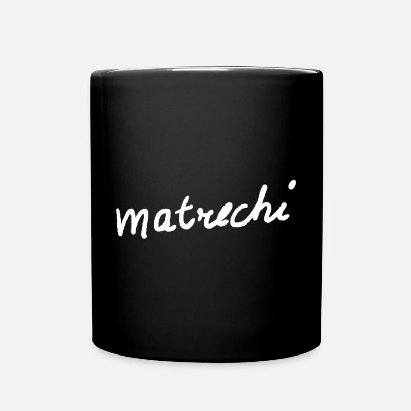 matrechi - Tasse einfarbig - Schwarz