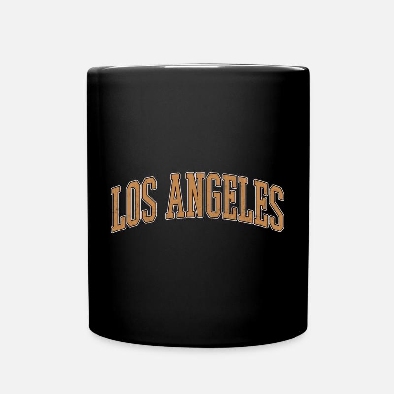 Los Angeles Vintage Arch - Tasse einfarbig - Schwarz