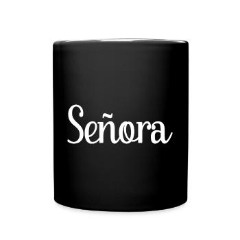 Señora Engagement Bride To Be Wedding Party - Full Colour Mug - black - Front