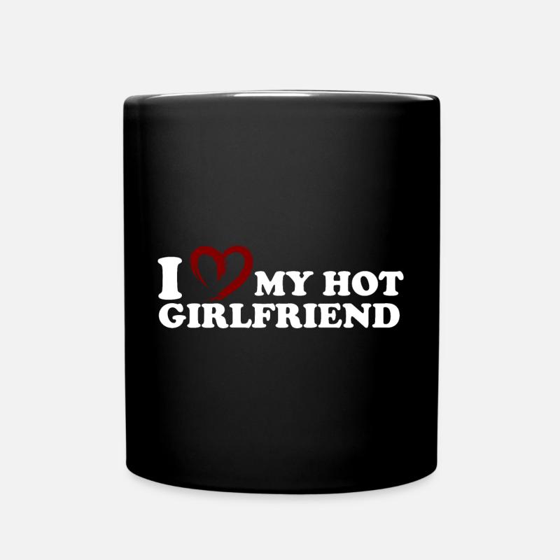 J’adore mon design de petite amie sexy - Mug uni - noir