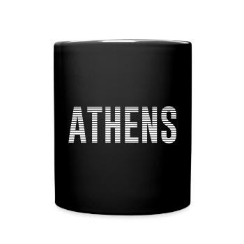 Athènes - Mug uni - noir - Devant