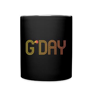 G'Day Australia - Full Colour Mug - black - Front