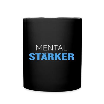 Eisbader-Motivation "mental stärker" Eisbad Kneipp - Tasse einfarbig - Schwarz - Vorne