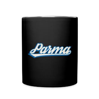 Parma Italia - Tasse einfarbig - Schwarz - Vorne